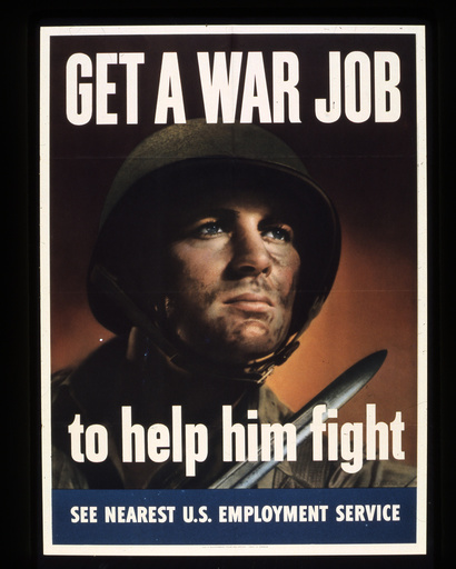 2.Wk., USA, Rekrutenwerbung / Plakat - WWII, USA, recruitment advertising -