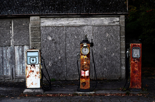 The Wider Image: Bringing old petrol stations back to life