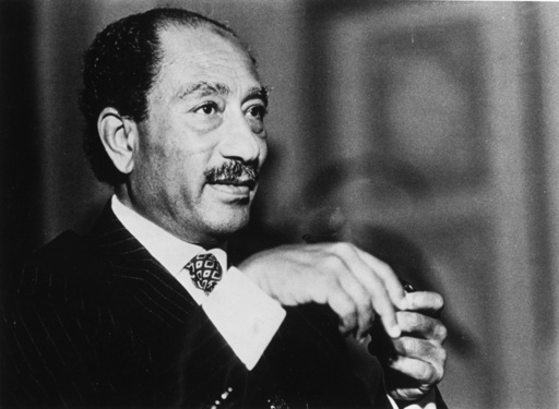 Anwar As Sadat, ägypt. Staatspräsisdent - Anwar el-Sadat / Egypt.President / Photo - Sadate, Mohammed Anouar el