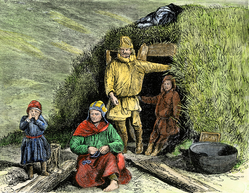 Lapland family, 1800s