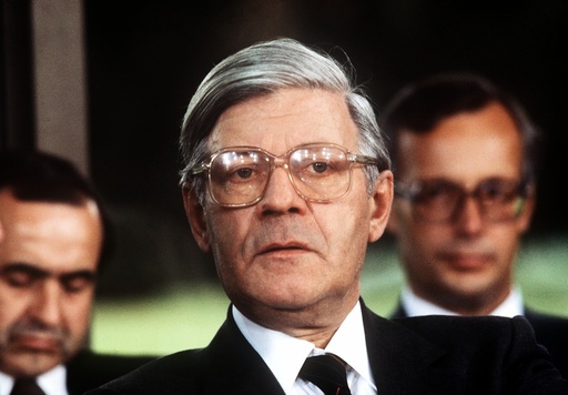 German Chancellor Helmut Schmidt