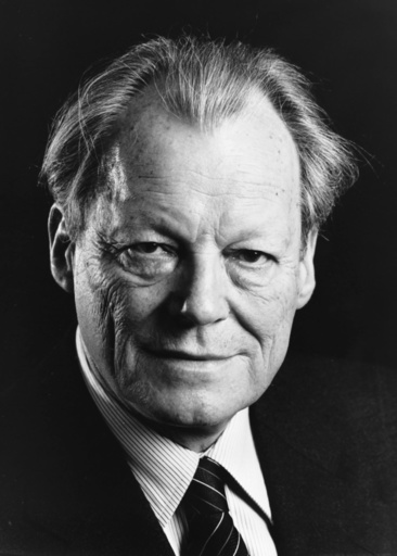 Willy Brandt / Foto 1978 - Willy Brandt, portrait / photo, 1978 - Willy Brandt / Photo 1978