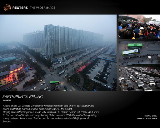 Wider Image: Earthprints: Beijing