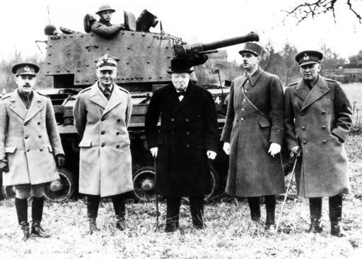 Churchill, de Gaulle u. Sikorski 1941. - Churchill, de Gaulle and Sikorski 1941 -