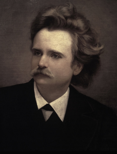 Edvard Grieg /Portrait/anonym.Gem.1865 - Edvard Grieg / Portrait /Paint./ c.1865 - Grieg, Edvard