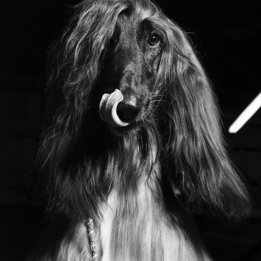 Elay, an Afghan hound, at the Westminster Kennel Club Dog Show in New York.