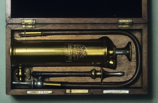 Enema syringe, circa 1860
