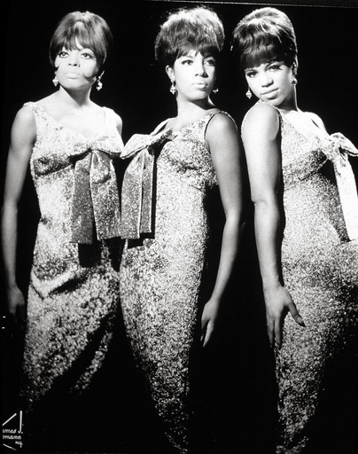 American female singing group, The Supremes. Diana Ross, Florence Ballard and Mary Wilson.