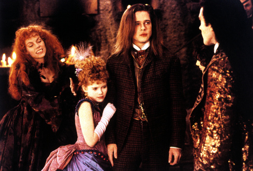INTERVIEW WITH THE VAMPIRE, Kirsten Dunst, Brad Pitt, Antonio Banderas, 1994, (c) Warner Brothers/co