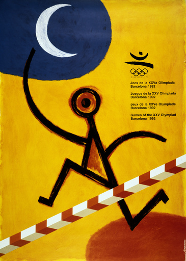 Sommerolympiade 1992, Barcelona/Plakat - 1992 Summer Olympics, Barcelona / Poster -