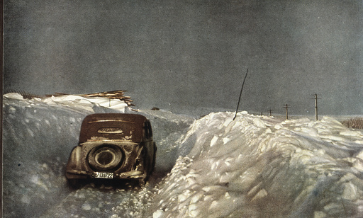 2.WK./Norwegen/Wehrmachtsauto im Schnee - German Army car in snow, Norway / 1941 -