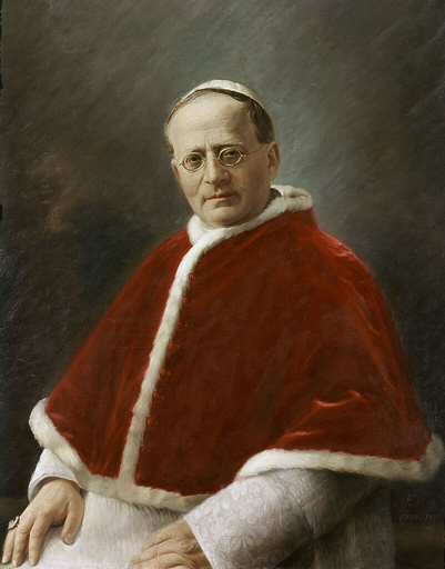 Pius XI (Pio XI), pope from 1922 to 1939. Madrid, Nunciature. PIO XI PAPA.