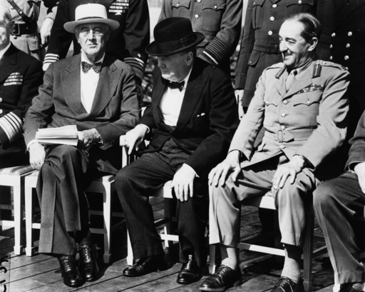 2. Konferenz von Quebec 1944 / Foto. - Churchill etc. / 2nd Quebec conference -