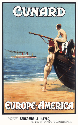 Cunard line poster