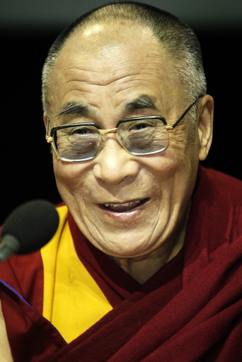 The Dalai Lama in Paris-Bercy