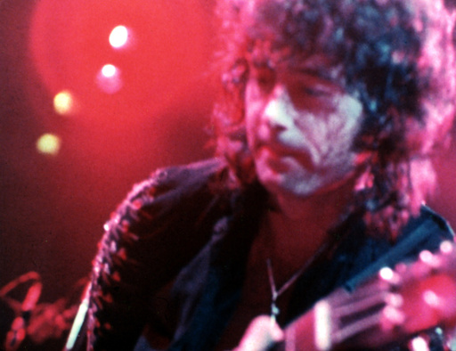 THE SONG REMAINS THE SAME, Jimmy Page of Led Zeppelin, 1976