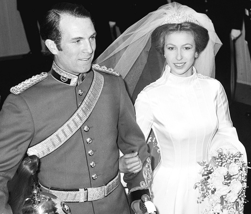 Royalty - Princess Anne and Captain Mark Phillips Wedding - London