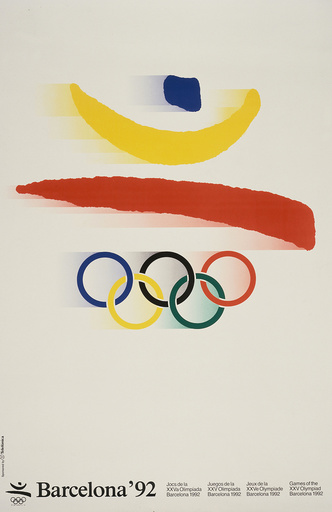 Sommerolympiade 1992, Barcelona/Plakat - Summer Olympics 1992, Barcelona / Poster - Sport / Jeux Olympiques.-XXVe Jeux Olympiques d'été à Barcel