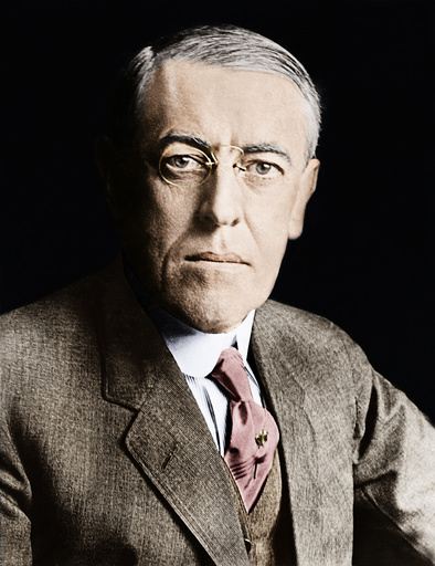 Woodrow Wilson / Foto - Woodrow Wilson / Portrait photo. -