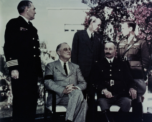 Konferenz v.Casablanca/Roosevelt,Giraud - Roosevelt & Giraud / Casablanca / 1943 -