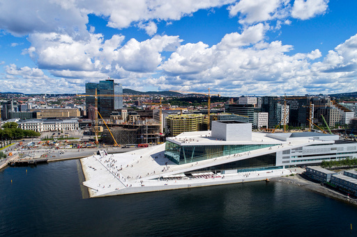 Dronebilder Oslo.