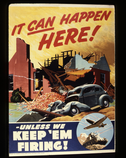2.Wk., USA, Rüstungsindustrie / Plakat - WWII, USA, arms industry / poster -