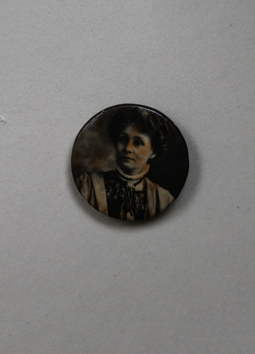 Suffragette W.S.P.U Badge Emmeline Pankhurst