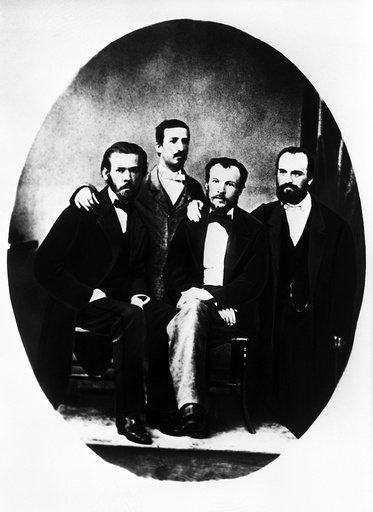 Russian chemists in Heidelberg 1861