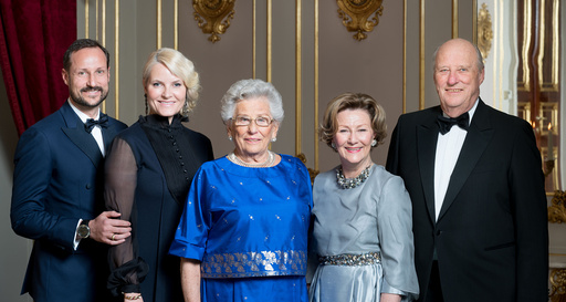 Prinsesse Astrid (midten) sammen med f.