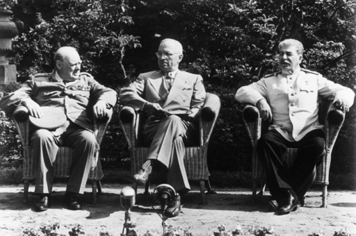 Potsd. Konferenz/Churchill,Truman,Stalin - Potsdam Conference. -