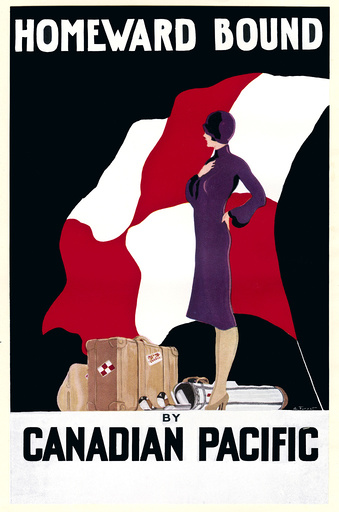 Poster design for Canadian Pacific travel