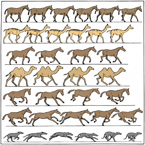 Animal motion diagram