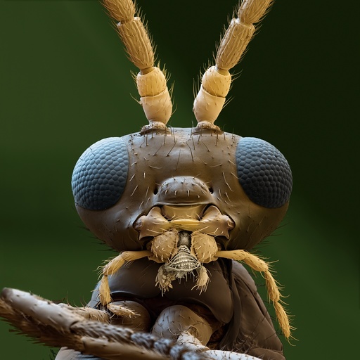 Aphidius colemani wasp, SEM