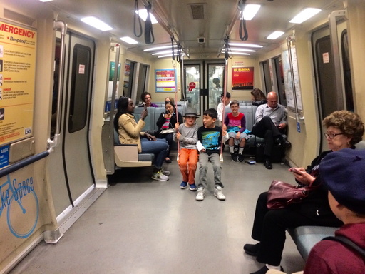 Subway Swing Makes Commuting Childâäs Play for San Francisco Residents.