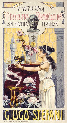 Poster design for Profumo Farmaceutica, Florence