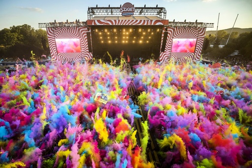 25th Sziget Festival is held in Hungary