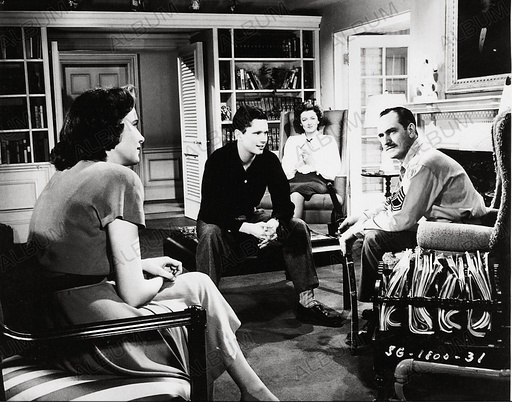 BEST YEARS OF OUR LIVES, THE (1946), directed by WILLIAM WYLER. TERESA WRIGHT; FREDRIC MARCH; MYRNA LOY; MICHAEL HALL.