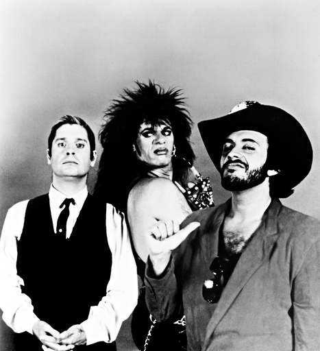 TRICK OR TREAT, l-r: Ozzy Osbourne, Tony Fields, Gene Simmons, 1986, ©De Laurentiis Entertainment