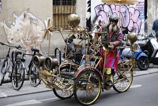 French artist Gino rides the 