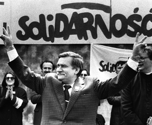 Former Polish President and Solidarity founding leader Lech Walesa File photo