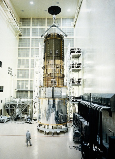 Hubble Space Telescope at Lockheed factory