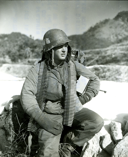 Korea-Krieg / US-Soldat / Foto 1951 - Korean War, US soldier /photo 1951 -