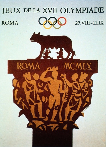 Olympiade Rom 1960 / Plakat - Olympics, Rome 1960 / Poster -