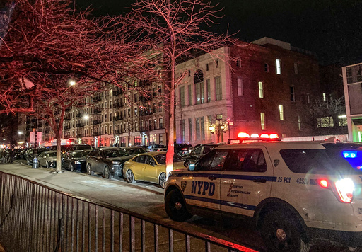 To politibetjenter ble skutt i Harlem i New York. Foto: Jennifer Peltz / AP / NTB