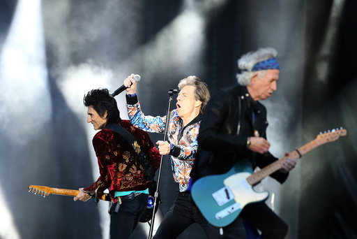 The Rolling Stones in concert in Manchester