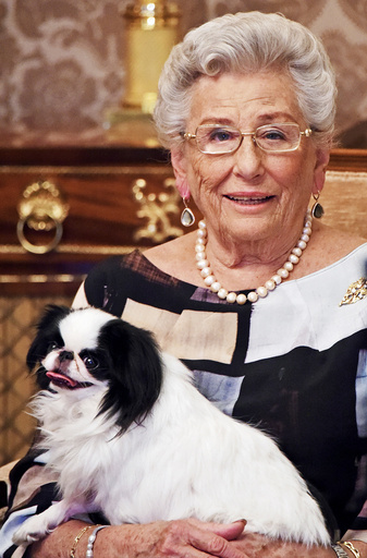 Bilde frigitt fra Det kongelige hoff i anledning at prinsesse Astrid, fru Ferner, fyller 85 år 12.