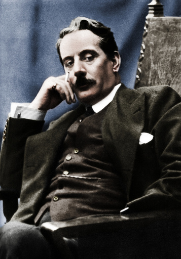 Giacomo Puccini (1858-1924), Italian composer, 1910. Artist: Unknown.