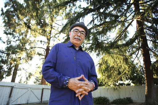 Juan Felipe Herrera at his home in Fresno, Calif.