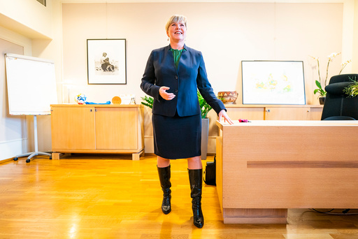 Utviklingsminister Anne Beathe Tvinnereim (Sp) øker bevilgningene til fornybar energi, matsikkerhet og klimatilpasning.
Foto: Håkon Mosvold Larsen / NTB