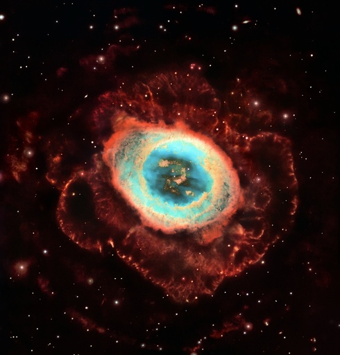 Ring Nebula M57, Hubble image